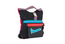 BOLSA VESPA STRIPES ROJO