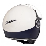 CASCO JET VESPA VJ COLOR BLANCO/AZUL