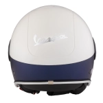 CASCO JET VESPA VJ COLOR BLANCO/AZUL