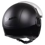 CASCO JET VESPA VJ COLOR NEGRO