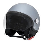 CASCO JET VESPA VISOR 3.0 COLOR GRIS CLARO