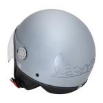 CASCO JET VESPA VISOR 3.0 COLOR GRIS CLARO