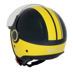 CASCO JET VESPA VJ RACING SIXTIES 60S COLOR AMARILLO/VERDE  