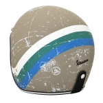 CASCO JET VESPA HERITAGE COLOR GRIS