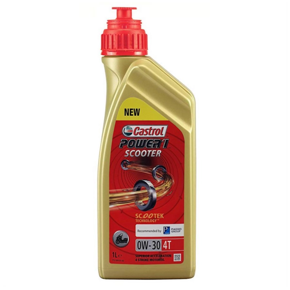 ACEITE CASTROL POWER1 4T 0W-30 1L 22,52€ - comprar CASTROL en Vespa Turia