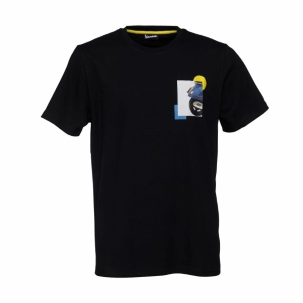 CAMISETA VESPA HERITAGE NEGRO