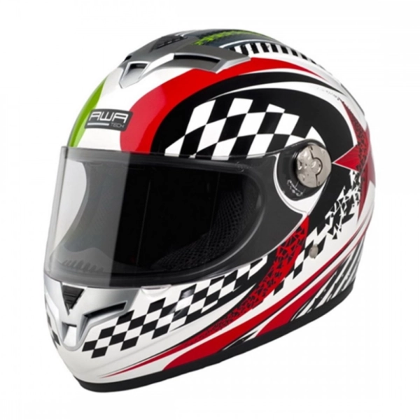 CASCO INTEGRAL AWA DECORADO