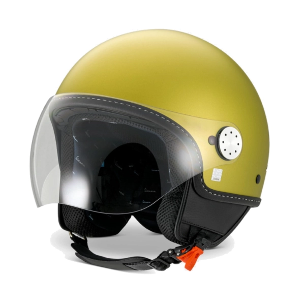 CASCO VESPA VISOR DEMI JET 4.0 AMARILLO