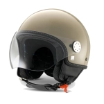 CASCO VESPA VISOR DEMI JET 4.0 BEIGE