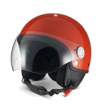 CASCO VESPA VISOR DEMI JET 4.0 ROJO