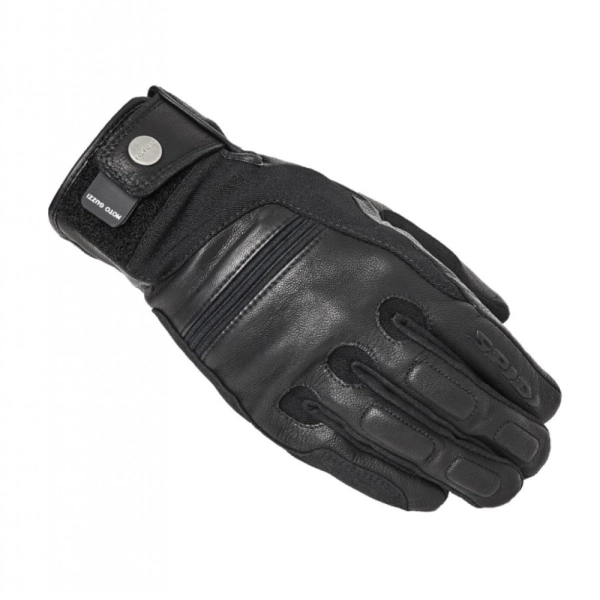 GUANTE PIEL GUZZI NEGRO
