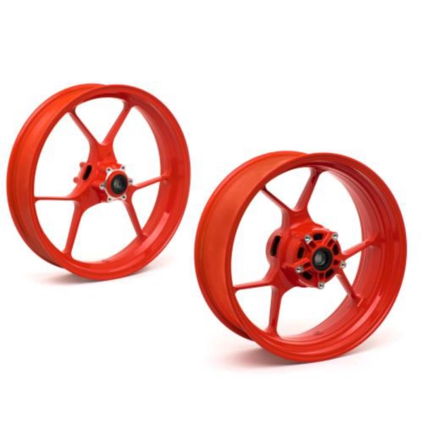 LLANTA TRASERA 17''ALUMINIO 'APRILIA' ROJO