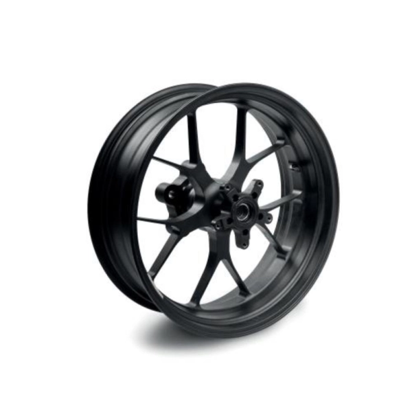 LLANTA TRASERA FORJADA 'APRILIA' NEGRO