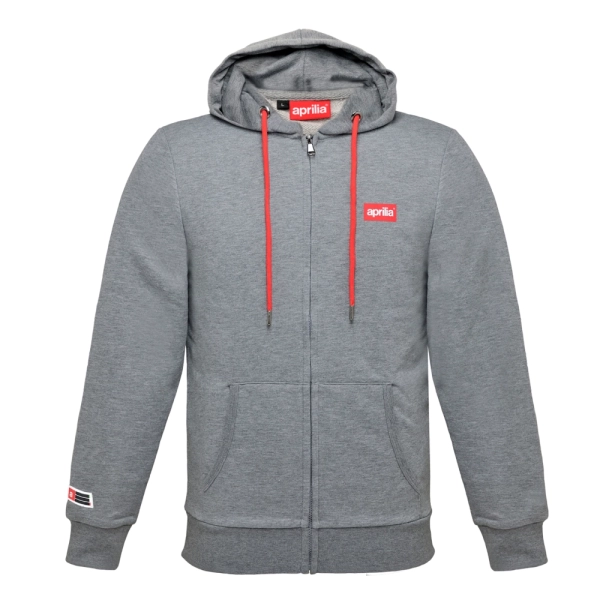 SUDADERA APRILIA GRIS