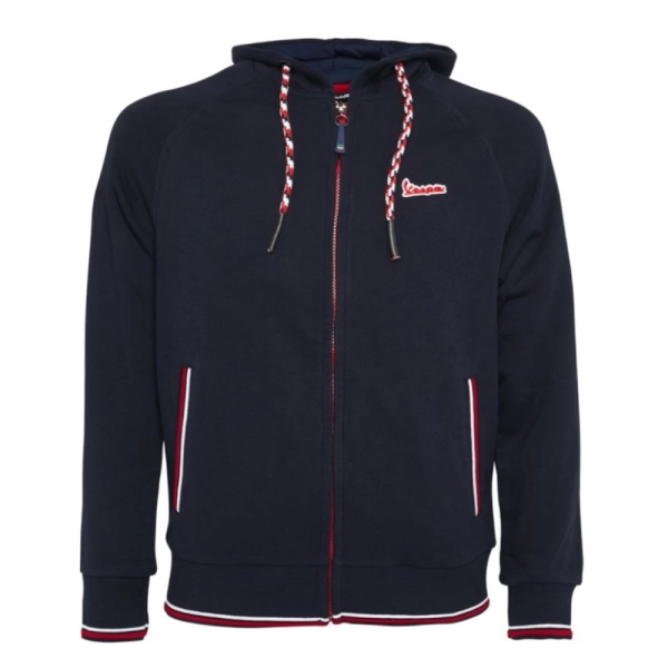 SUDADERA VESPA MODS AZUL
